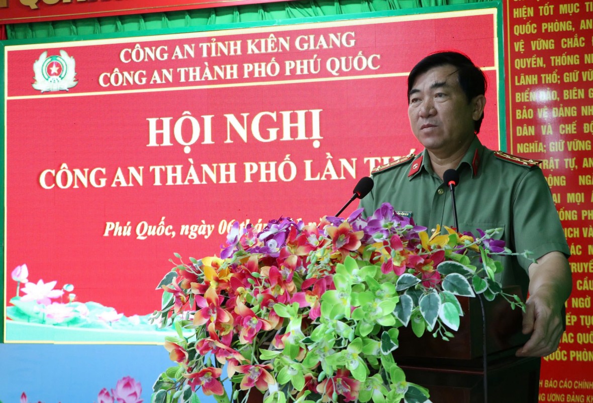 Hội nghị Công an thành phố Phú Quốc lần thứ 49