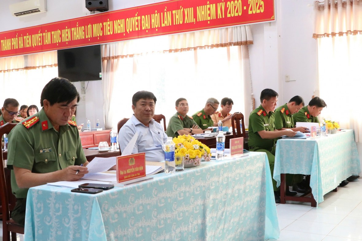 Công an thành phố Hà Tiên tự hào là đơn vị dẫn đầu phong trào thi đua “Vì an ninh Tổ quốc”