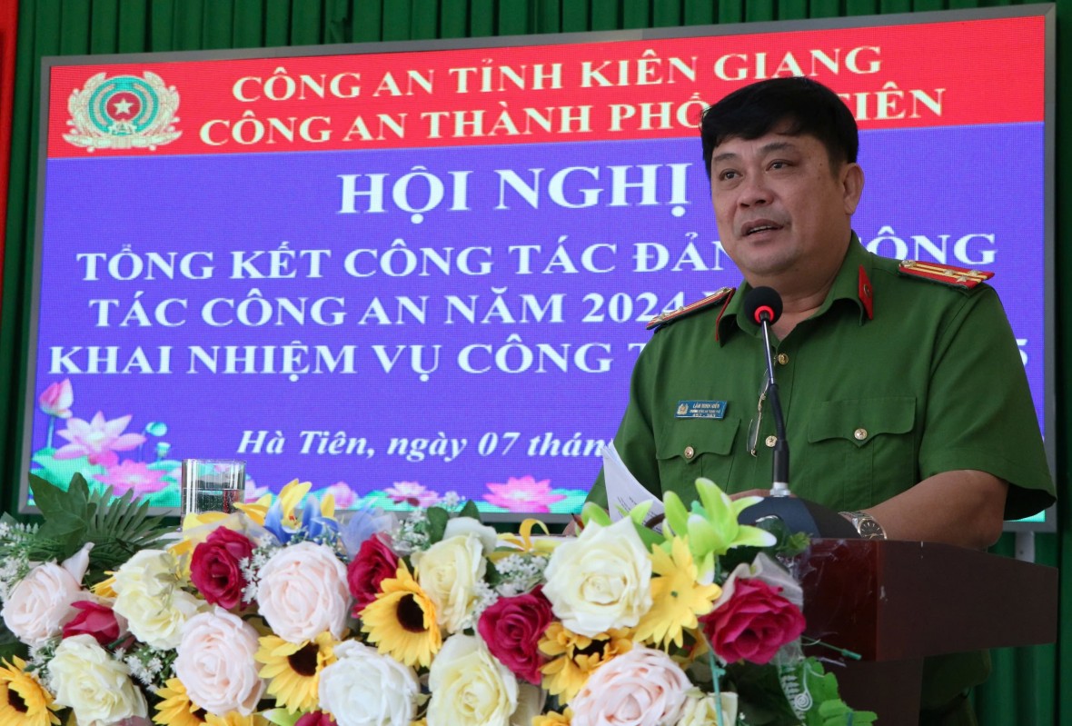 Công an thành phố Hà Tiên tự hào là đơn vị dẫn đầu phong trào thi đua “Vì an ninh Tổ quốc”