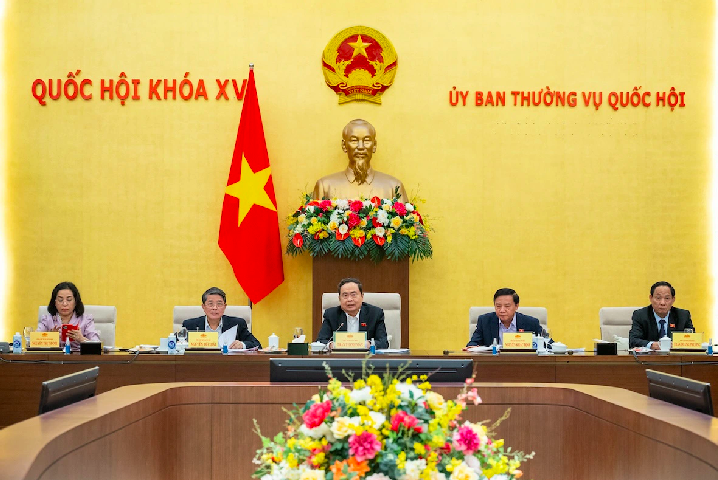 Một phiên họp của Ủy ban Thường vụ Quốc hội.