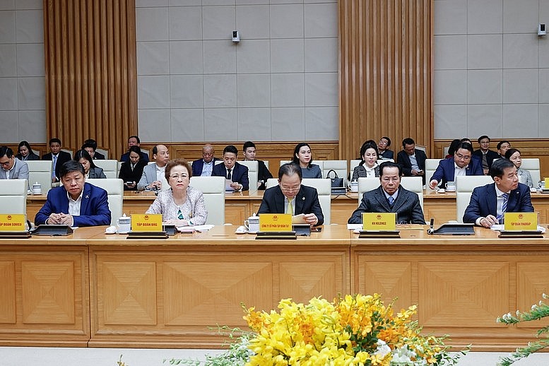 Các doanh nghiệp dự Hội nghị (Ảnh: VGP) Các doanh nghiệp dự Hội nghị (Ảnh: VGP)