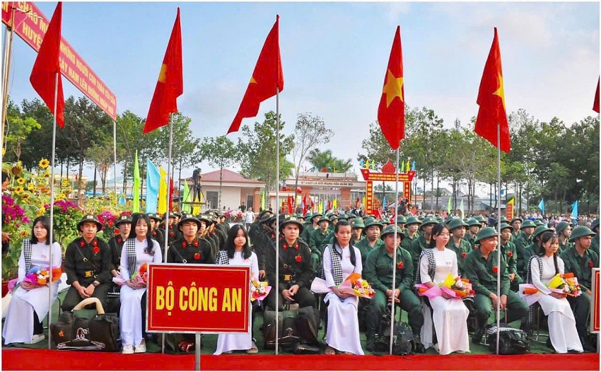 Bến Tre có hơn 240 thanh niên trúng tuyển tham gia nghĩa vụ CAND