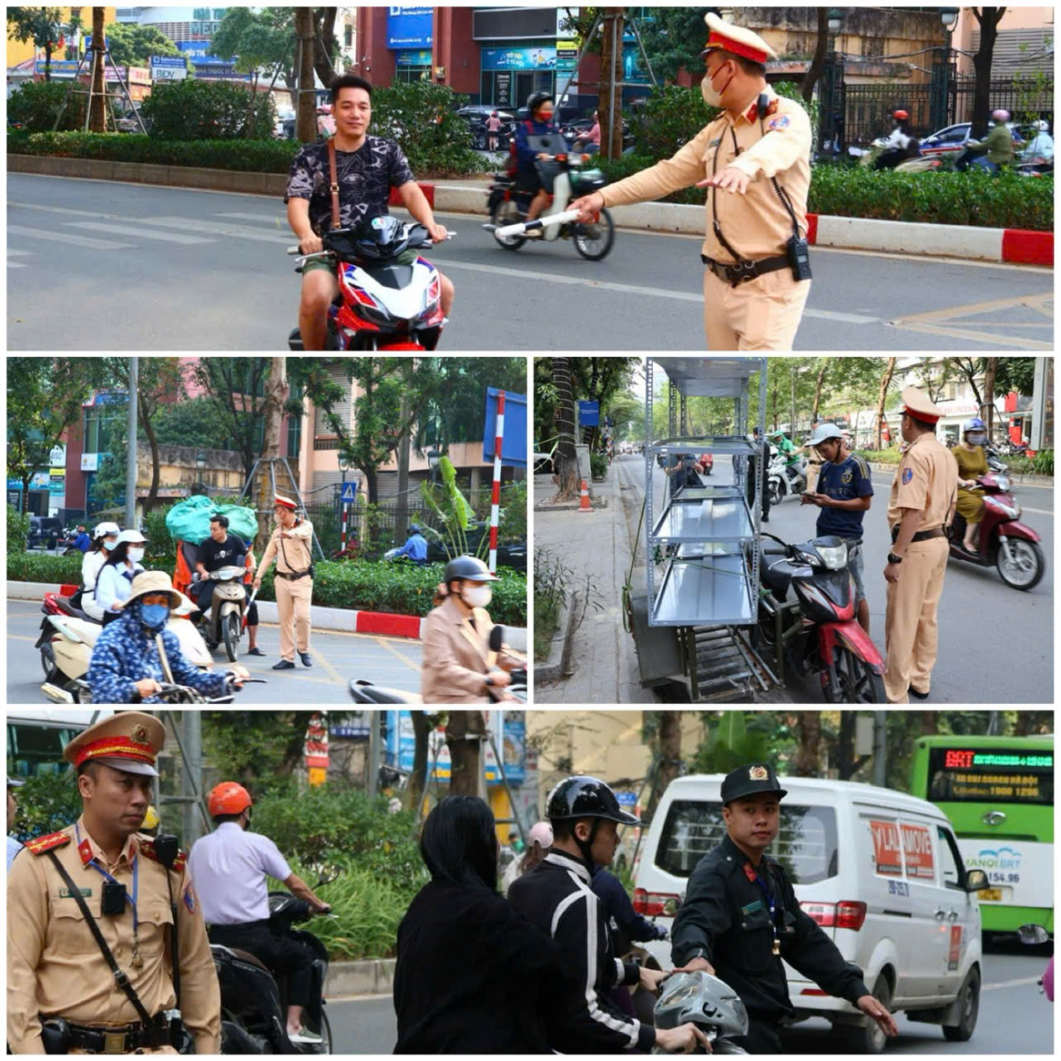 Xử lý nghiêm các vi phạm là nguyên nhân gây ùn tắc, tai nạn giao thông.