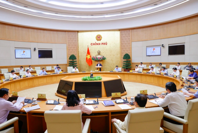 Thủ tướng Phạm Minh Chính chủ trì phiên họp Chính phủ thường kỳ tháng 1/2025, thảo luận về nhiều nội dung quan trọng - Ảnh: VGP/Nhật Bắc Thủ tướng Phạm Minh Chính chủ trì phiên họp Chính phủ thường kỳ tháng 1/2025, thảo luận về nhiều nội dung quan trọng - Ảnh: VGP/Nhật Bắc