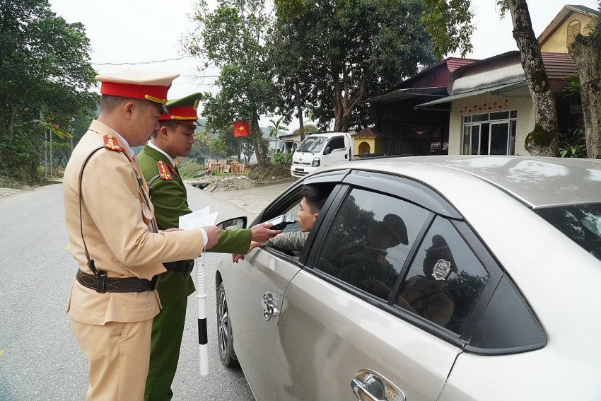 Hà Giang xử lý hơn 8.000 vi phạm ATGT trong 2 tháng trước và sau Tết Nguyên Đán