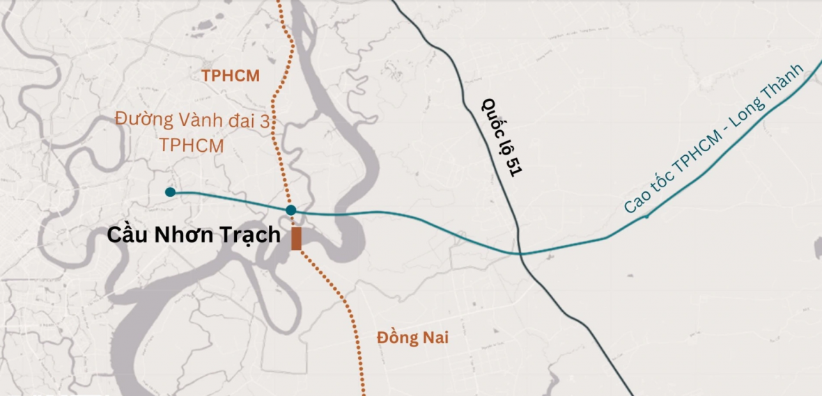 Cầu Nhơn Trạch chuẩn bị hợp long, dự kiến hoàn thành vào 30/4