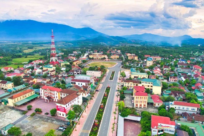 Một góc thị xã Kỳ Anh.