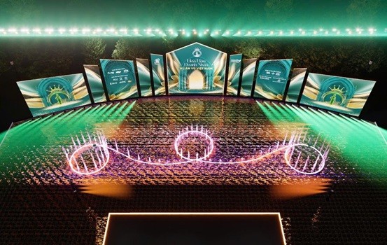 Sân khấu mùa 2 của Hoa hậu Doanh nhân Hoàn vũ Việt Nam 2025