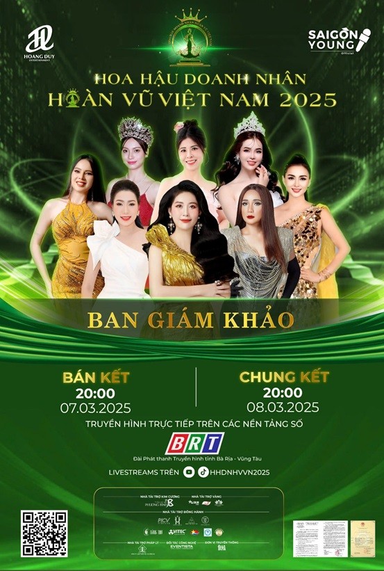 BGK tại Hoa hậu Doanh nhân Hoàn vũ Việt Nam 2025