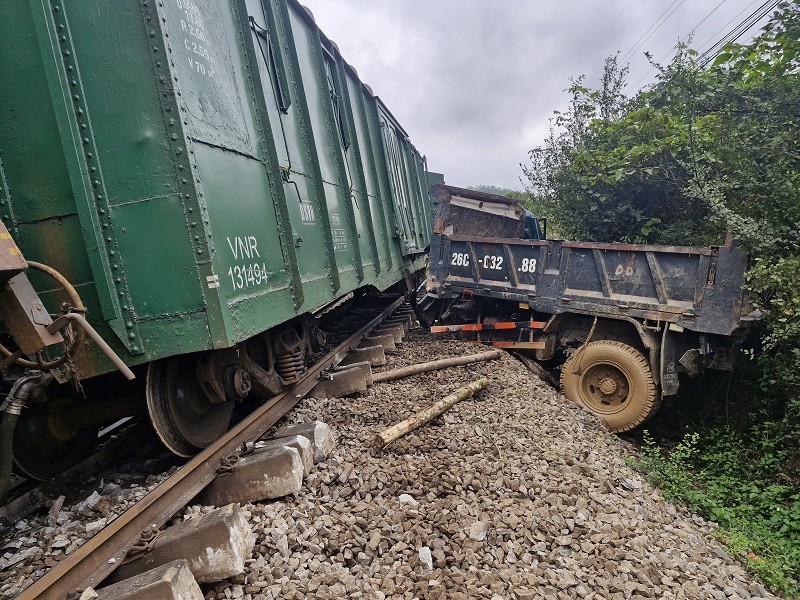 Hiện trường vụ tai nạn.