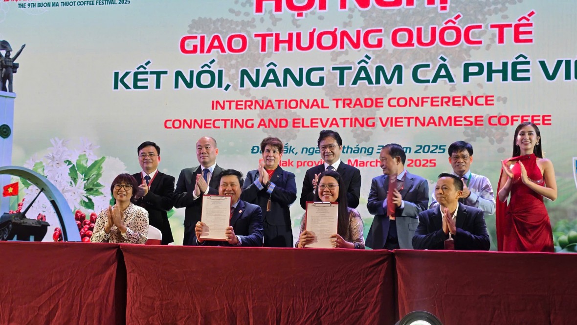 Kết nối, nâng tầm cà phê Việt tại Hội nghị giao thương quốc tế