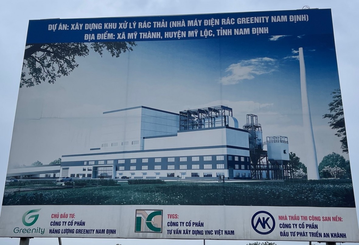 Người dân mong mỏi, Dự án Nhà máy điện rác Greenity Nam Định vẫn “ì ạch”