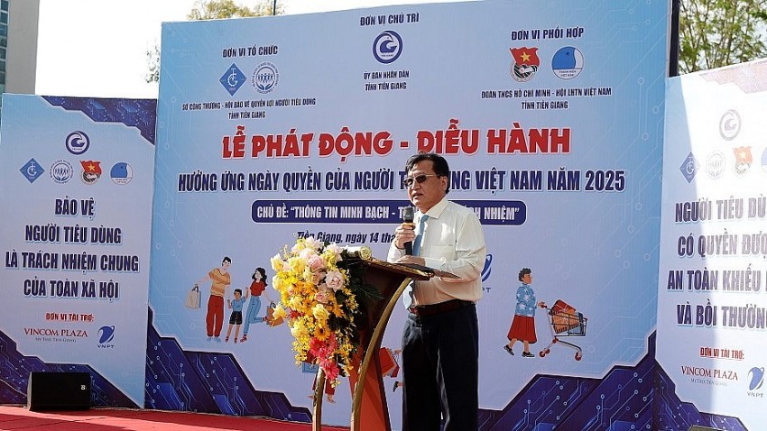 Tiền Giang: Diễu hành hưởng ứng ngày Quyền của người tiêu dùng Việt Nam