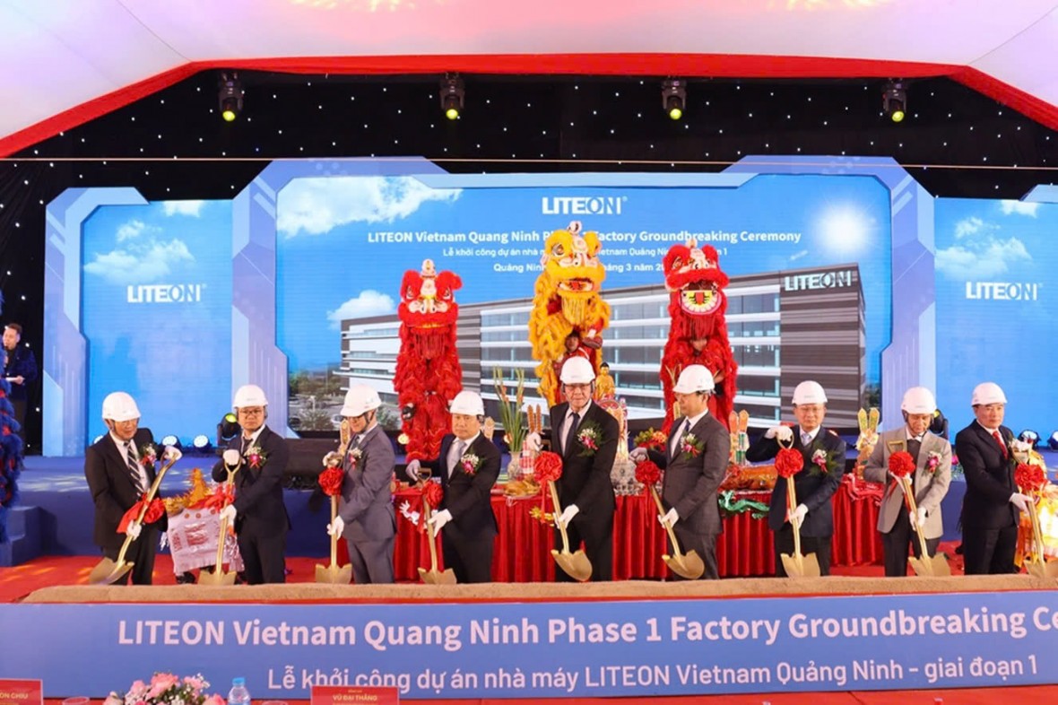Khởi công Nhà máy Lite-On Quảng Ninh 690 triệu USD