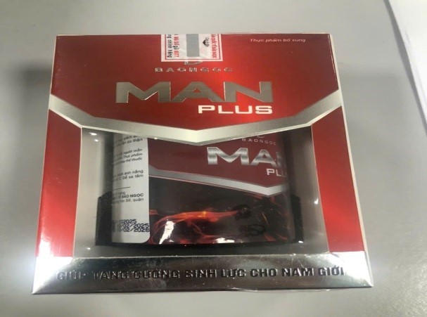 Thu hồi sản phẩm thực phẩm bảo vệ sức khoẻ Man Plus Gold