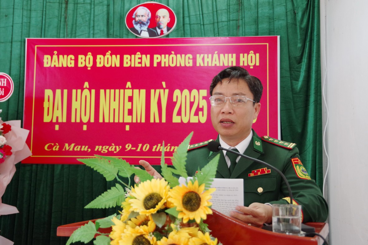 Đảng bộ Đồn Biên phòng Khánh Hội đạt nhiều kết quả trong nhiệm kỳ