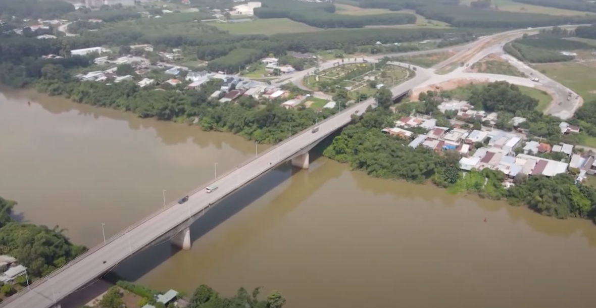 Cầu Thủ Biên điểm đầu dự án đường Vành đai 4 TP Hồ Chí Minh đoạn qua tỉnh Bình Dương.