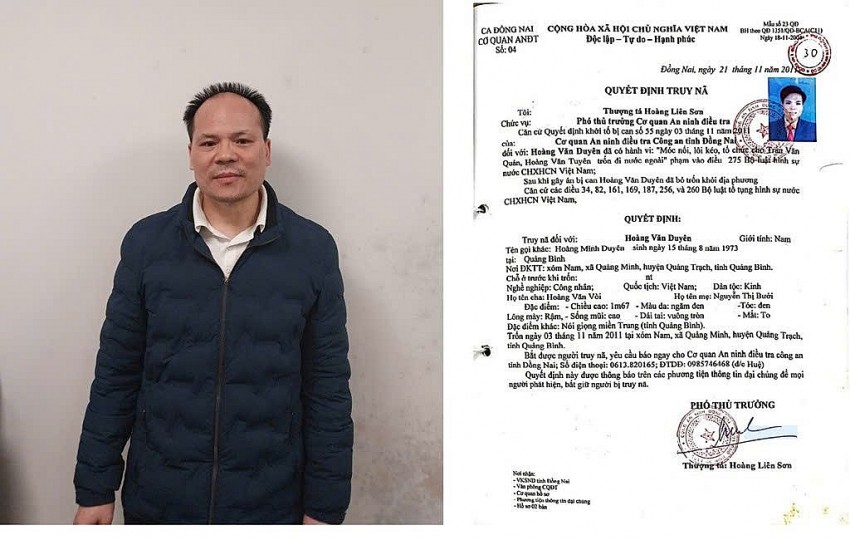 Đồng Nai: Bắt đối tượng sang Hàn Quốc trốn truy nã suốt 14 năm
