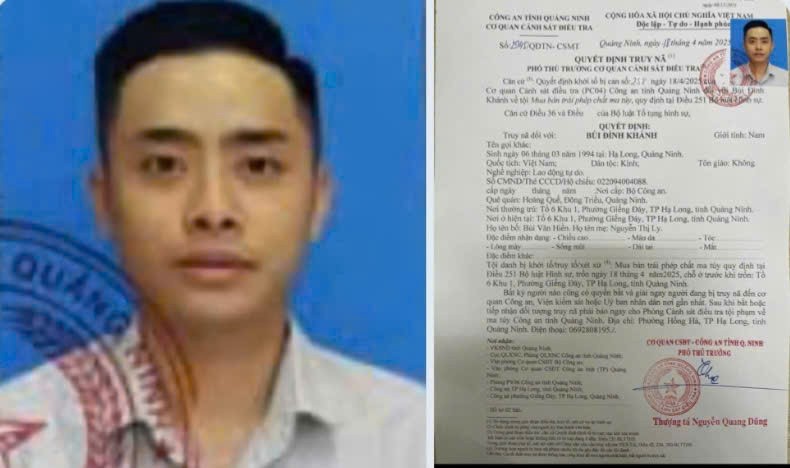 Truy nã đối tượng trong vụ nổ súng chống trả, khiến 1 cán bộ Công an Quảng Ninh hy sinh