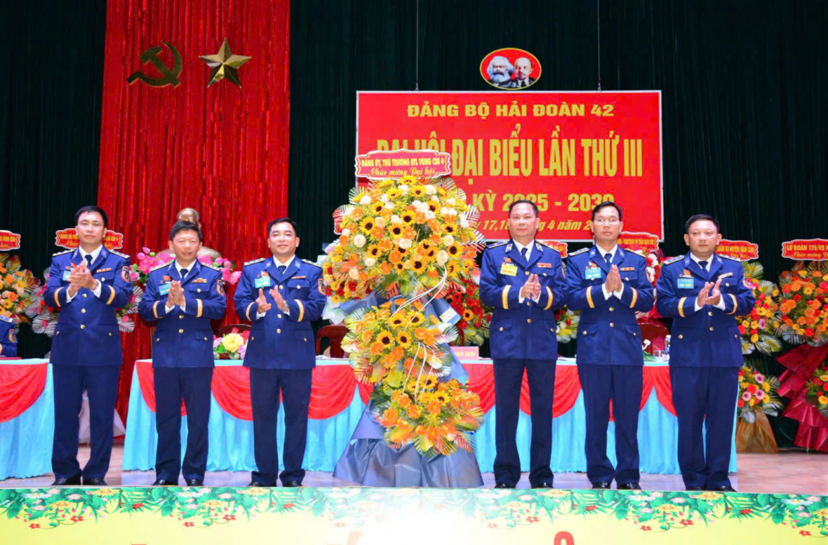 Đại hội Đảng bộ Hải đoàn 42 nhiệm kỳ 2025-2030: Dân chủ - Đoàn kết - Kỷ cương - Đổi mới