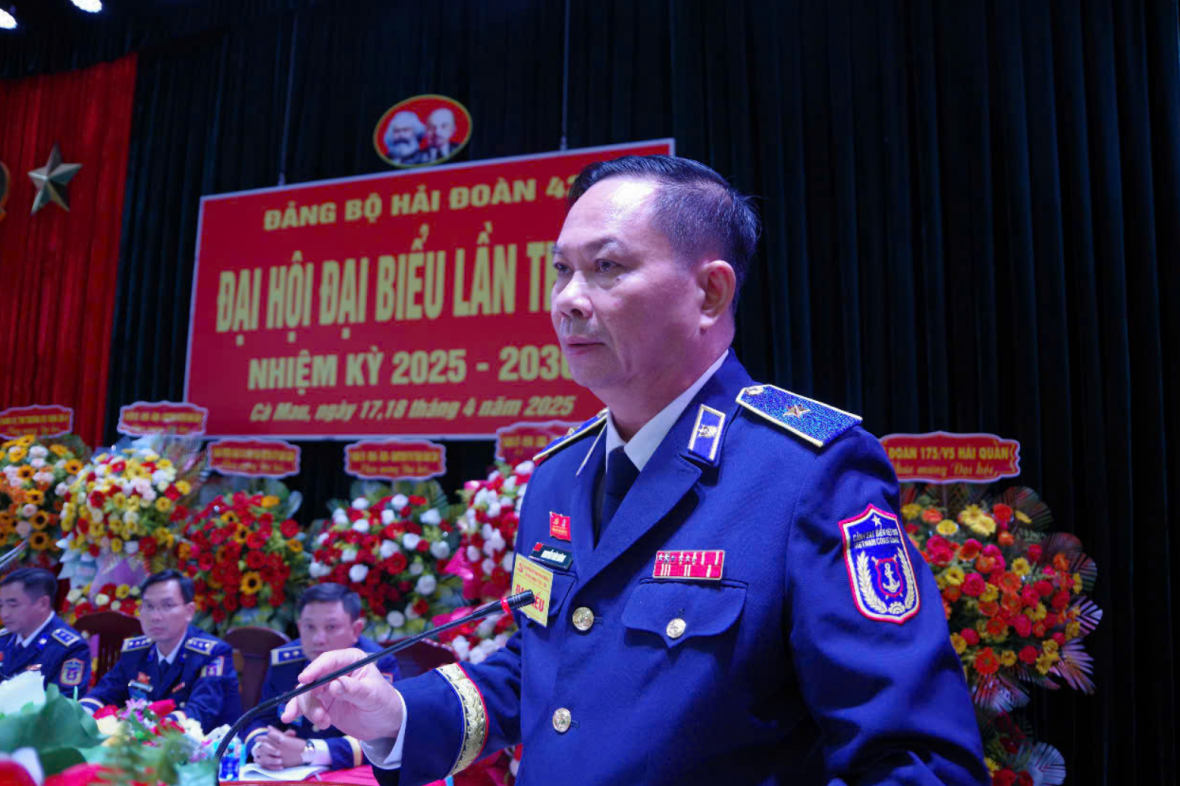Đại hội Đảng bộ Hải đoàn 42 nhiệm kỳ 2025-2030: Dân chủ - Đoàn kết - Kỷ cương - Đổi mới
