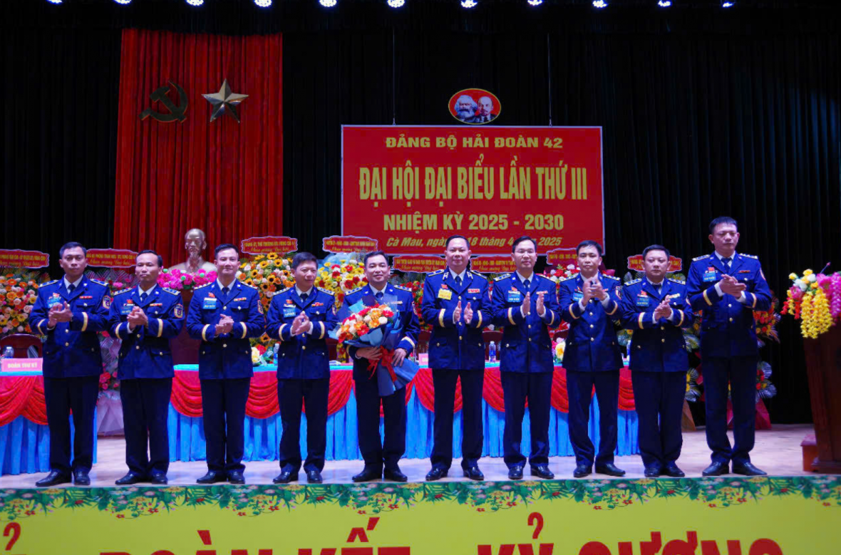 Đại hội Đảng bộ Hải đoàn 42 nhiệm kỳ 2025-2030: Dân chủ - Đoàn kết - Kỷ cương - Đổi mới