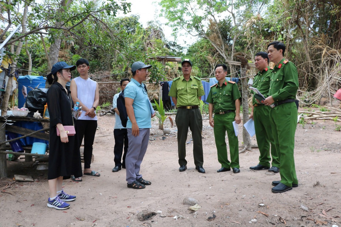 Công an tỉnh Kiên Giang kiểm tra toàn diện công tác phòng cháy, chữa cháy rừng tại Phú Quốc