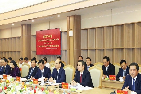 Hưng Yên và Thái Bình họp bàn về đề án hợp nhất hai tỉnh Hưng Yên và Thái Bình họp bàn về đề án hợp nhất hai tỉnh