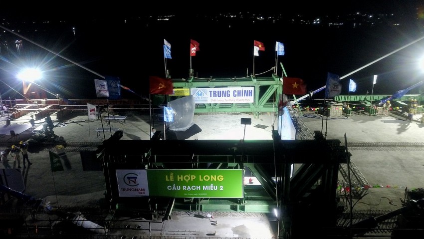 Hợp long cầu Rạch Miễu 2 trước 4 tháng so với chỉ đạo của Thủ tướng Chính phủ