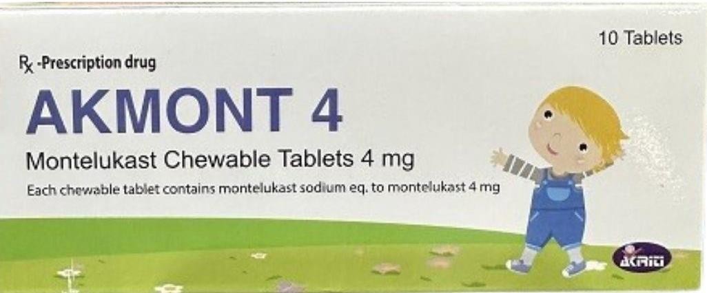 Thu hồi thuốc Akmont 4 không đạt tiêu chuẩn chất lượng