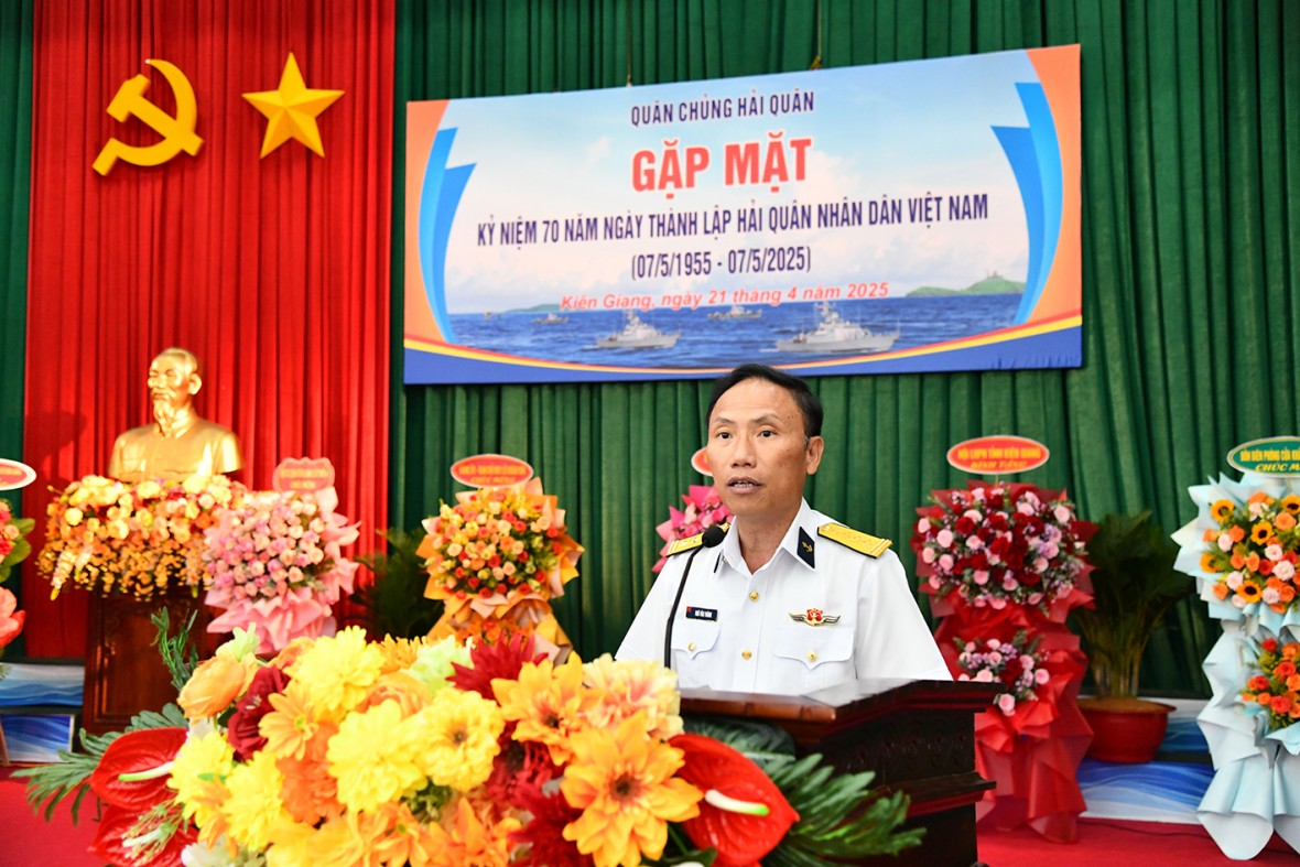 Quân chủng Hải quân gặp mặt Kỷ niệm 70 năm Ngày thành lập Hải quân Nhân dân Việt Nam