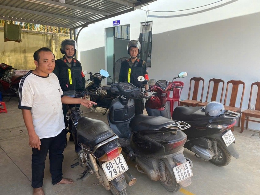 Đồng Nai: Bắt siêu trộm thực hiện hàng loạt vụ trộm cắp xe máy