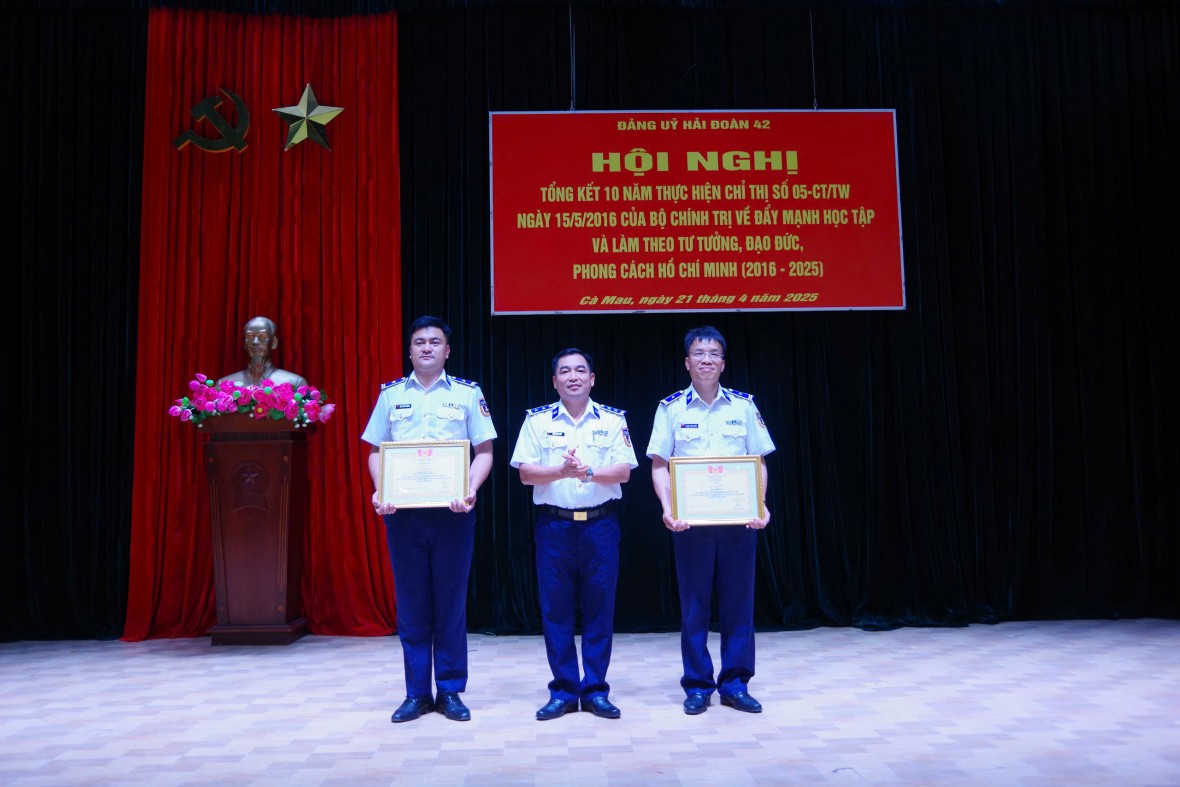 Hải đoàn 42: 10 năm thực hiện Chỉ thị số 05-CT/TW của Bộ Chính trị đạt nhiều kết quả