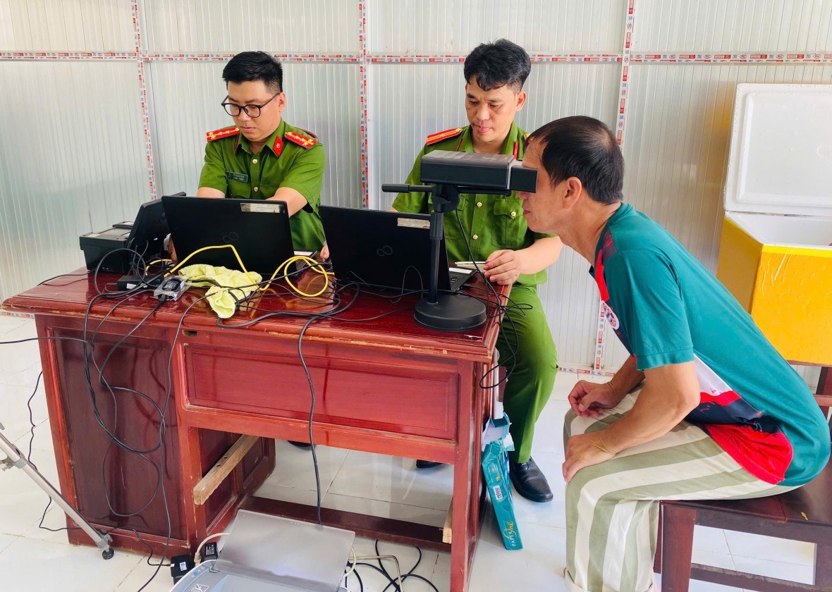 Kiên Giang cấp căn cước lưu động cho phạm nhân