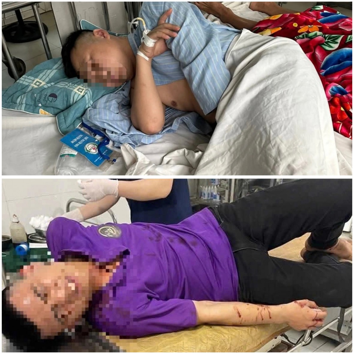 Tài xế và phụ xe bị đánh trọng thương sau vụ va chạm giao thông