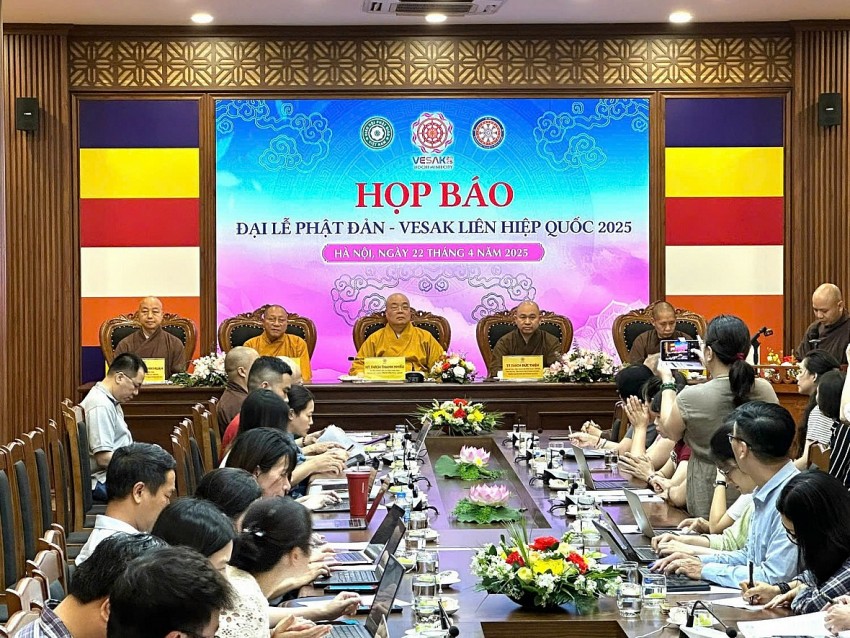 Giáo hội Phật giáo Việt Nam tổ chức họp báo về Đại lễ Vesak.