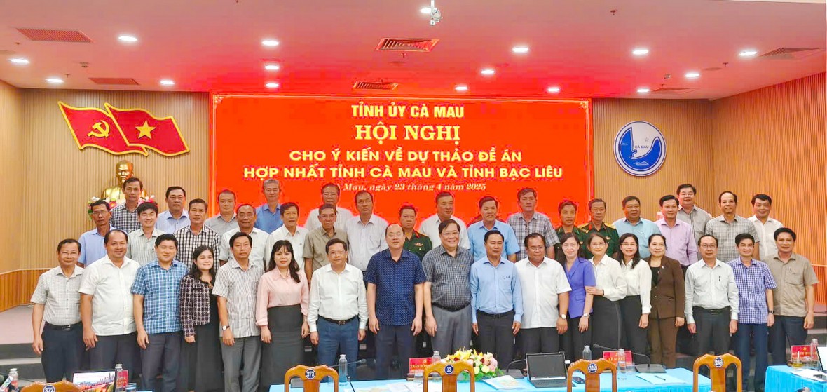 Sau hợp nhất, tỉnh Cà Mau (mới) có 64 đơn vị hành chính cấp xã