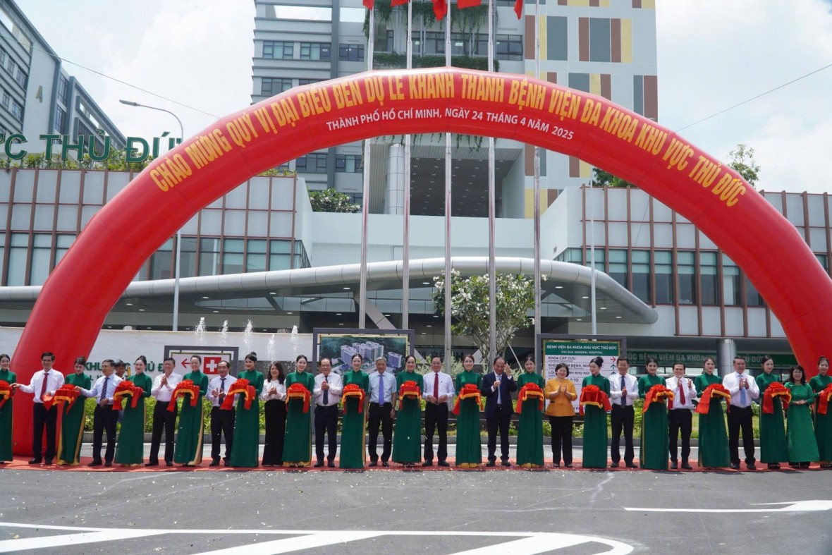 TP HCM: Khánh thành Bệnh viện Đa khoa khu vực Thủ Đức