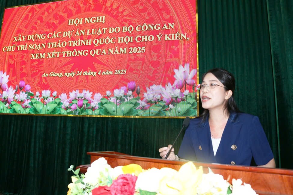 Công an tỉnh An Giang tổ chức ​​​​​​​Hội nghị Xây dựng các dự án luật do Bộ Công an chủ trì soạn thảo trình Quốc hội