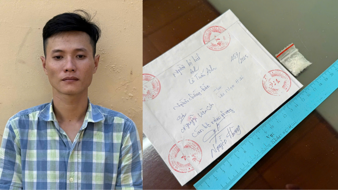 Bắt đối tượng tàng trữ trái phép ma túy đá tại khu vực Cảng Rạch Giá