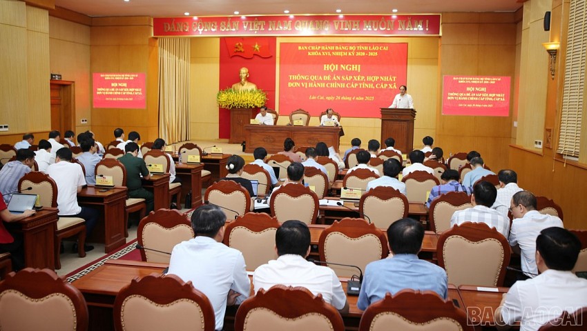 Quang cảnh hội nghị. Ảnh: Báo Lào Cai