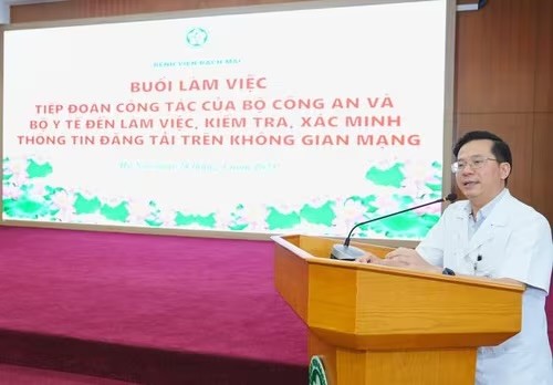 Bệnh viện Bạch Mai đề nghị công an điều tra về thông tin, hình ảnh bịa đặt lan truyền trên mạng