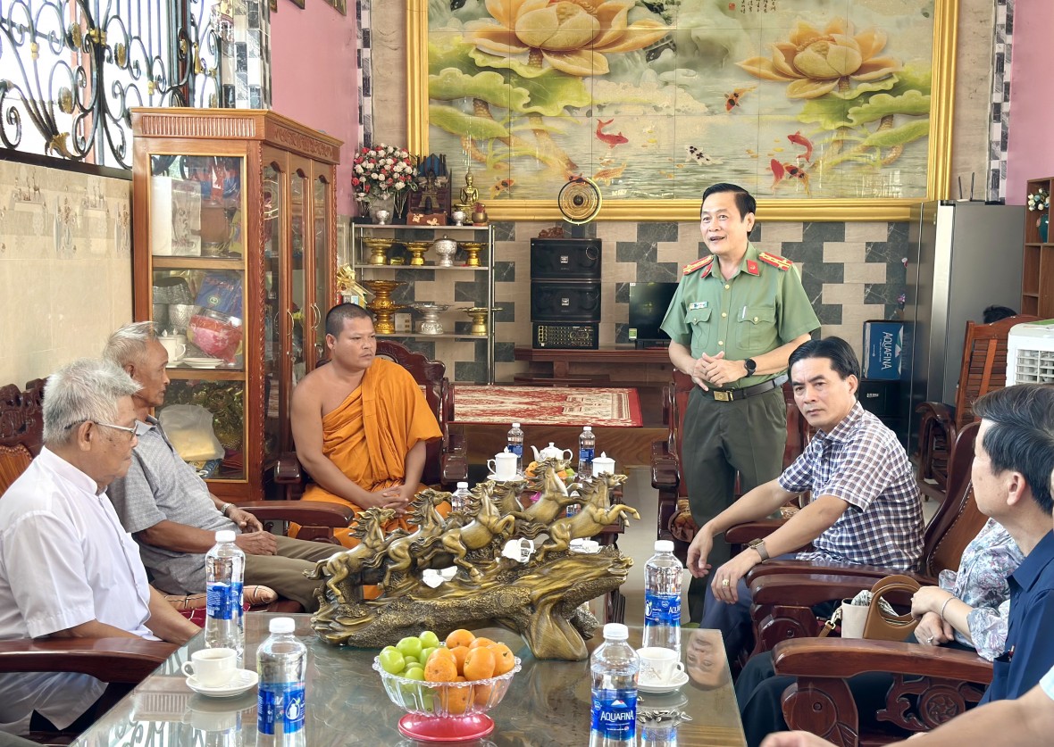 Công an Bạc Liêu quyết tâm bảo vệ an toàn đại Lễ 30/4