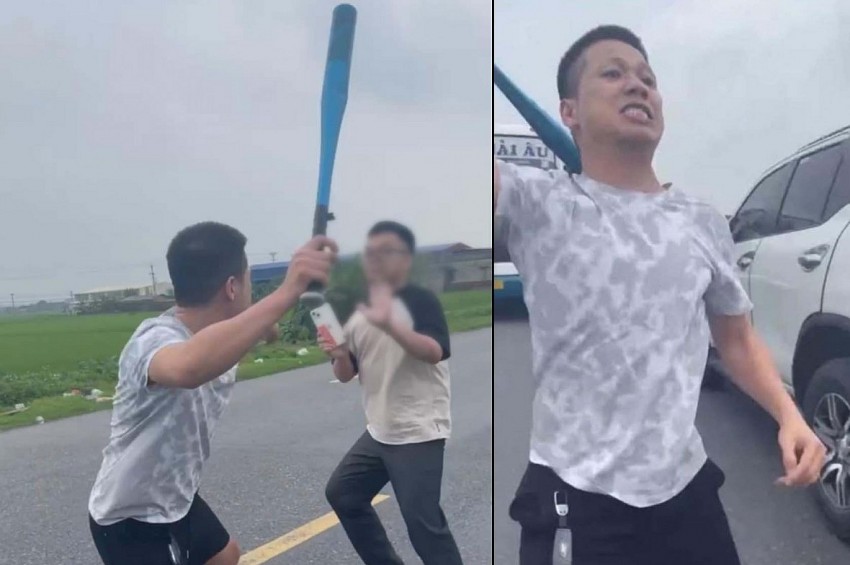 Tài xế Vũ Nam Thái dùng gậy bóng chày đánh người khác