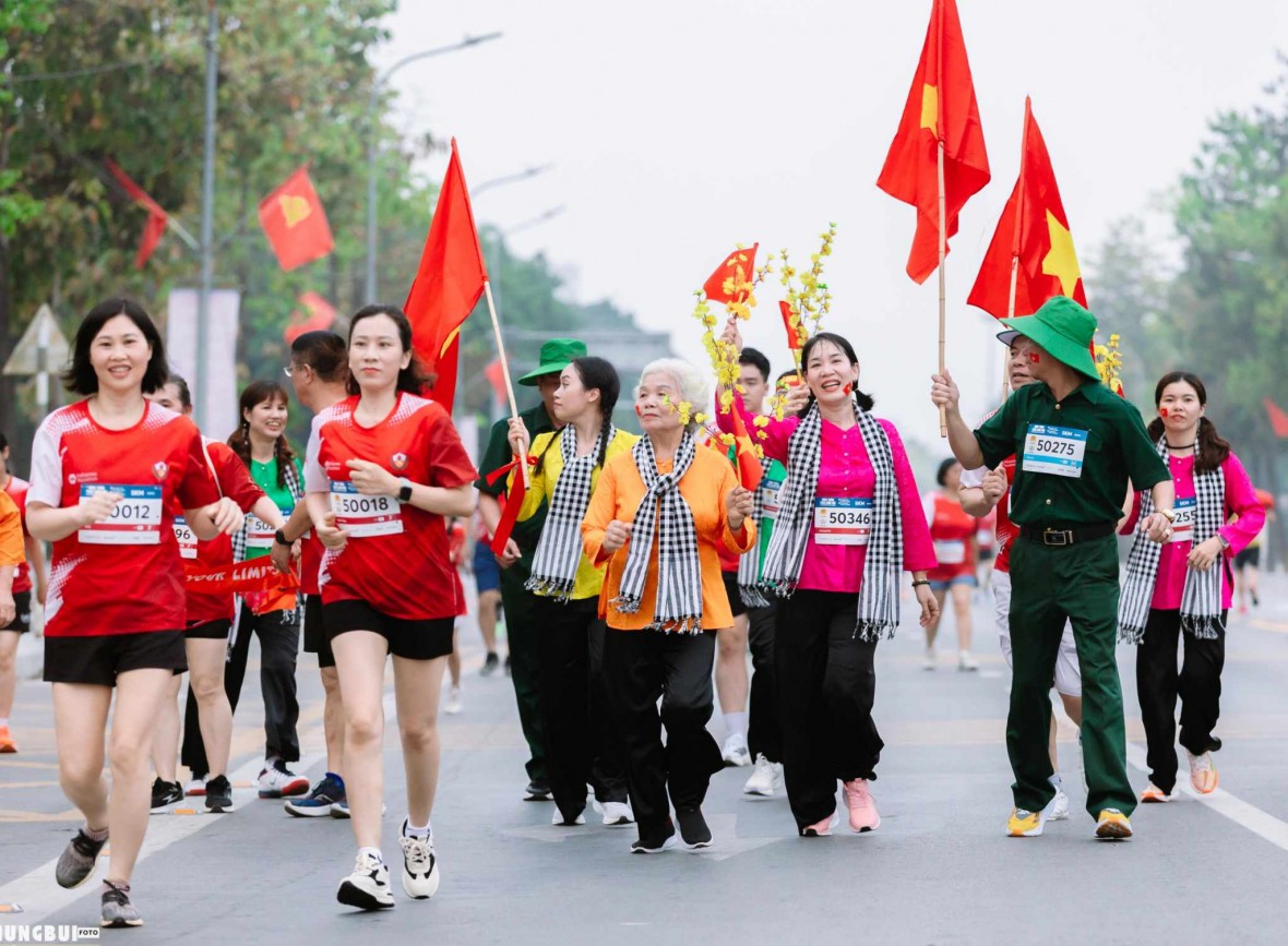 Thu hút đông đảo các vận động viên đủ các lứa tuổi - Ảnh BTC cung cấp.