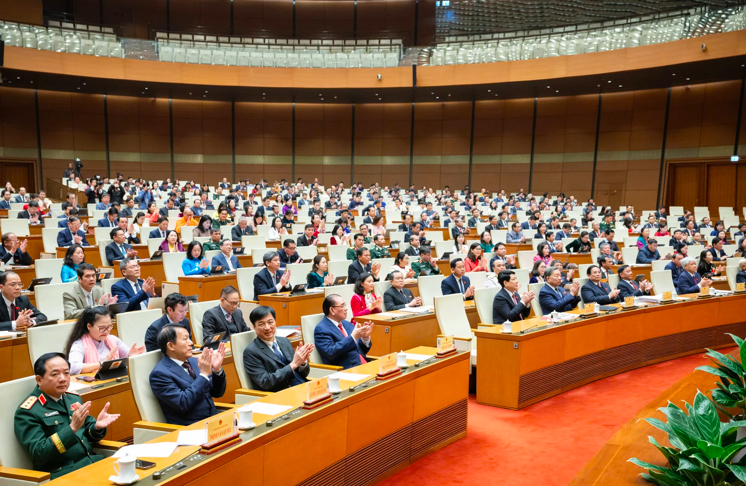 Kỳ họp thứ 9, Quốc hội khoá XV. Ảnh: Media Quốc hội