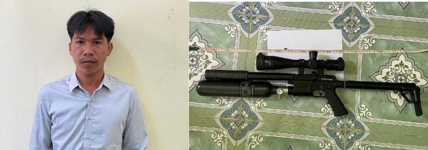 Đồng Nai: Tạm giữ đối tượng dùng súng bắn người vì chạy xe gây bụi