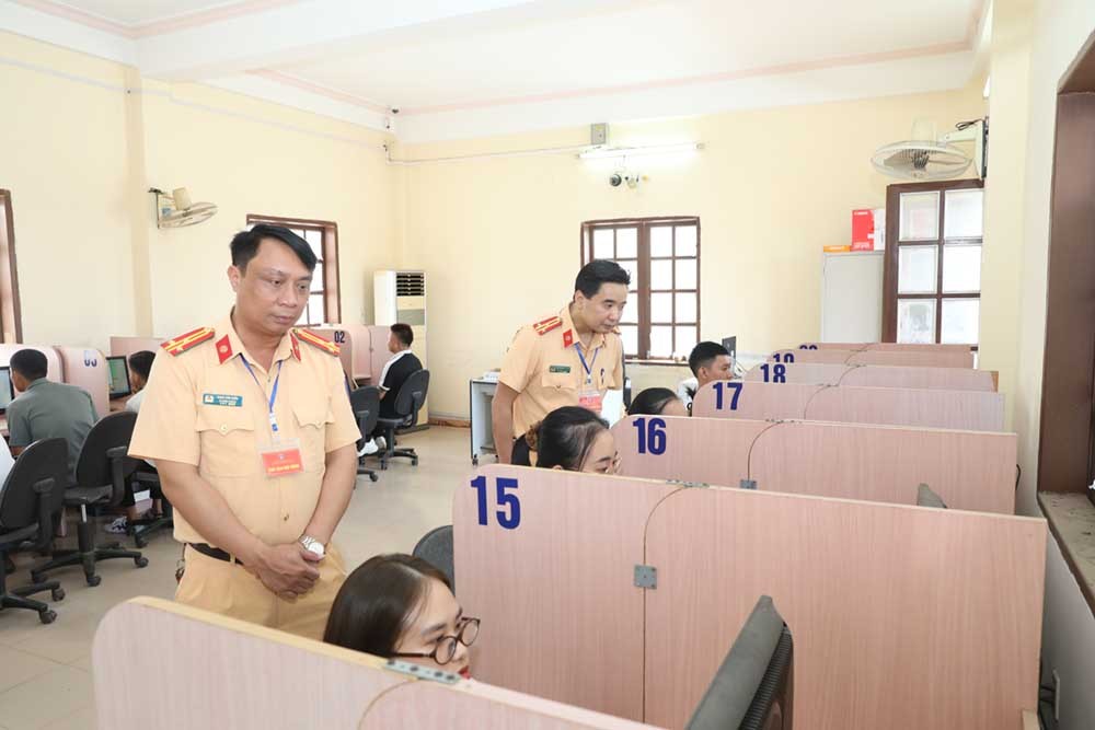 Kỳ sát hạch sẽ được Công an tỉnh Sơn La tiếp tục tham mưu tổ chức trong thời gian tới. Ảnh: Công an tỉnh Sơn La