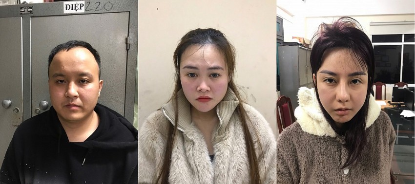 Các đối tượng Nguyễn Lê Quân, Nguyễn Phương Anh, Đỗ Thu Hương. Các đối tượng Nguyễn Lê Quân, Nguyễn Phương Anh, Đỗ Thu Hương.