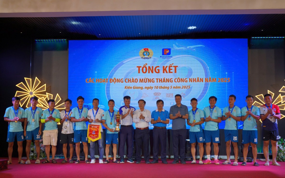 Công ty TNHH Xăng dầu Kiên Giang tổ chức Hội thao giao lưu chào mừng Tháng Công nhân năm 2025